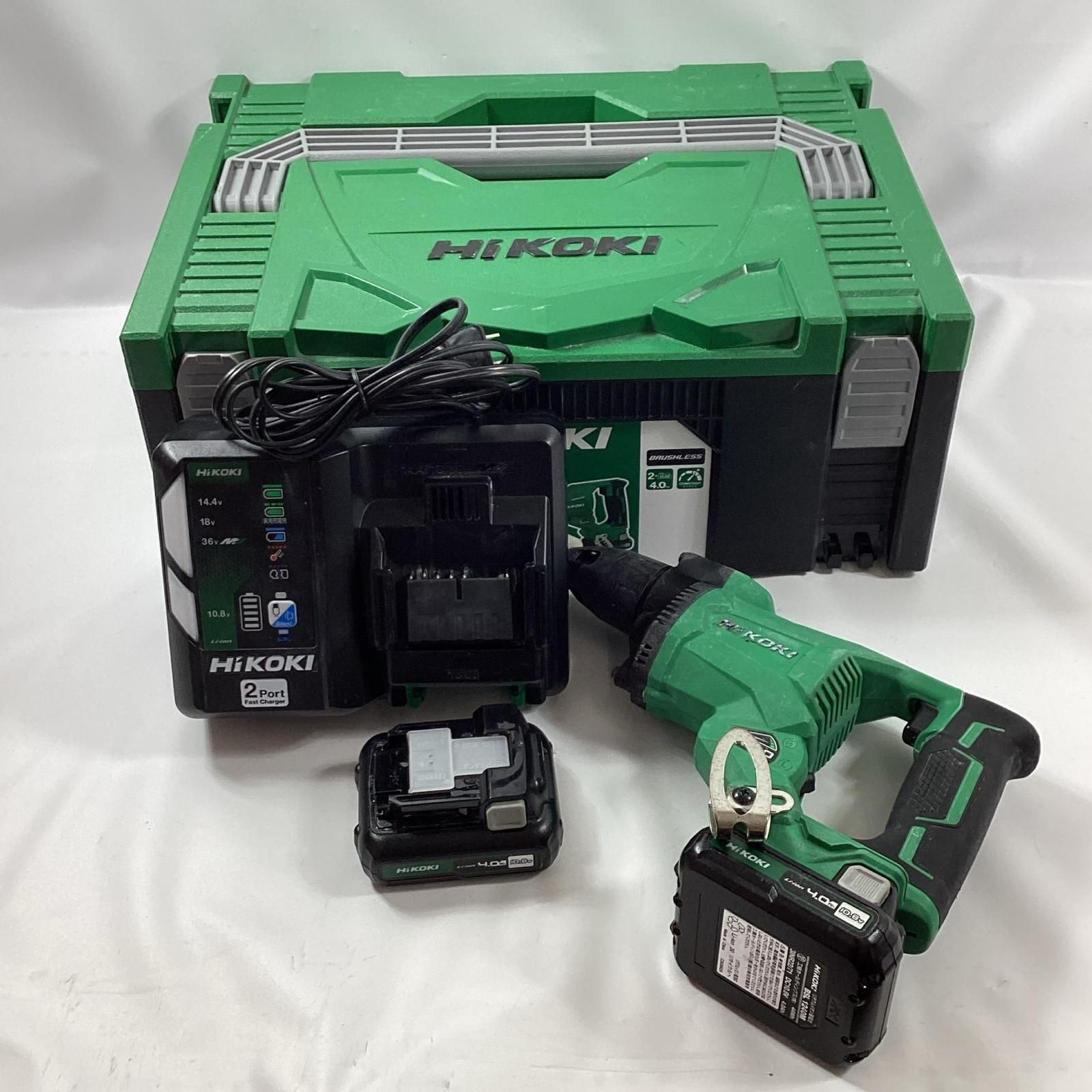 HiKOKI ハイコーキ ボードドライバー W 12 DA 充電器 充電池 ケース付 10 8 v
