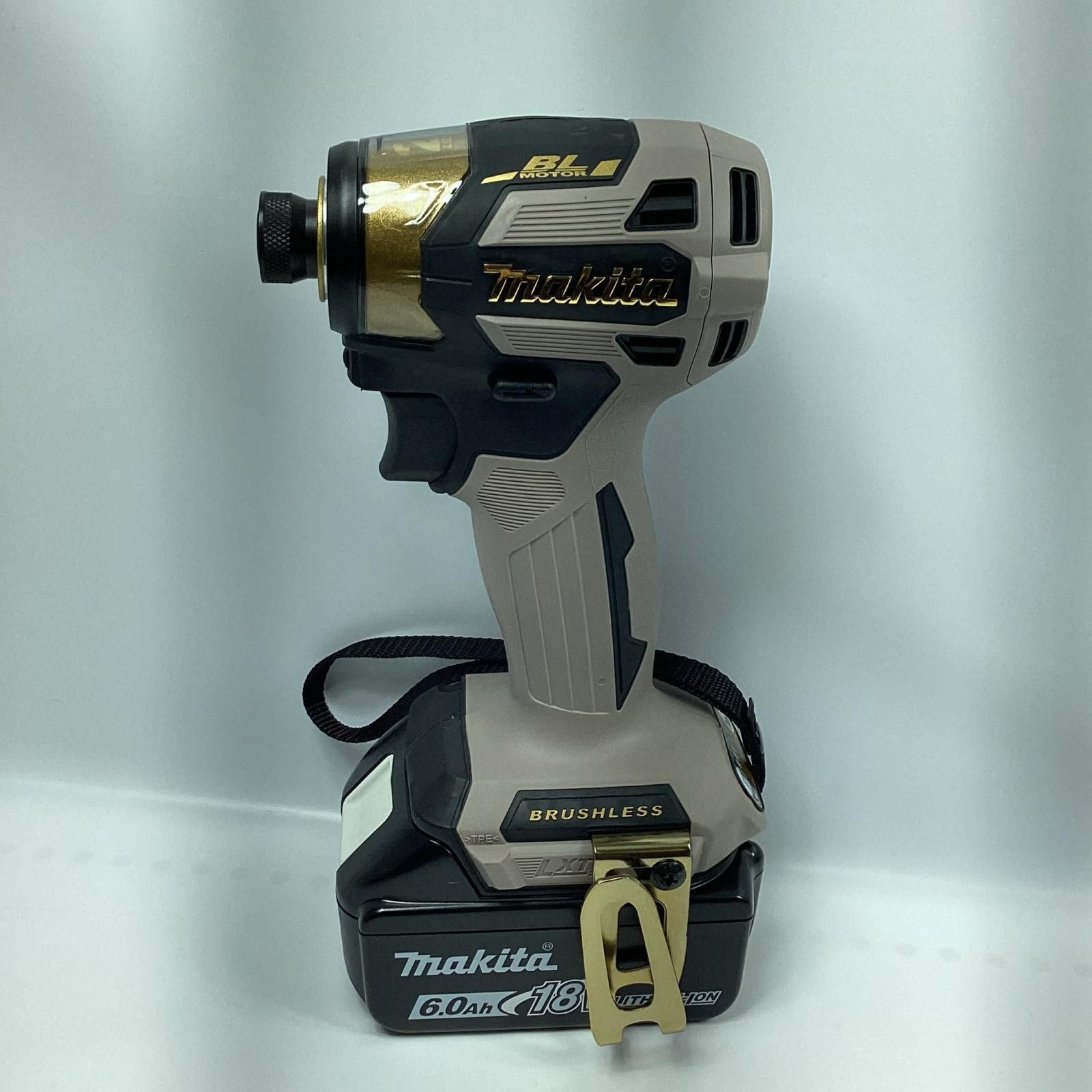 MAKITA マキタ インパクトドライバ ムグレージュ 充電器 充電池 ケース付