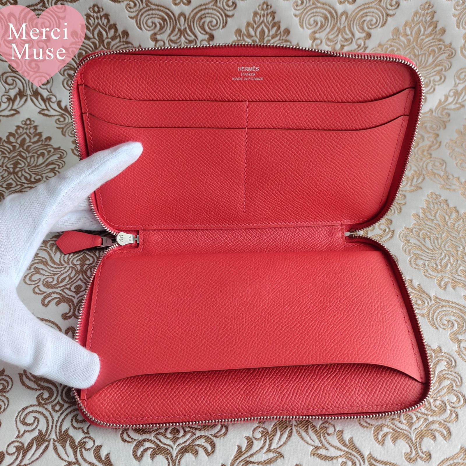 ソワクール ジップウォレット