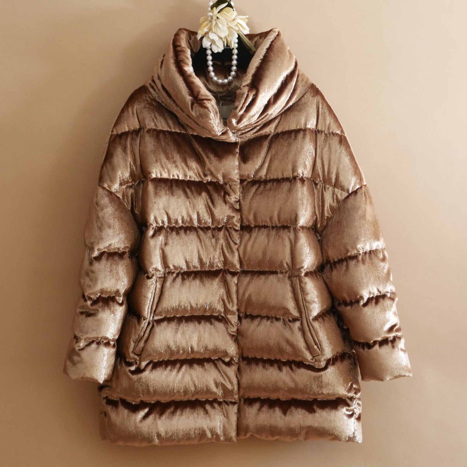 dt235/42/HERNOヘルノ/ビッグシルエット/ダウンジャケット/レディース