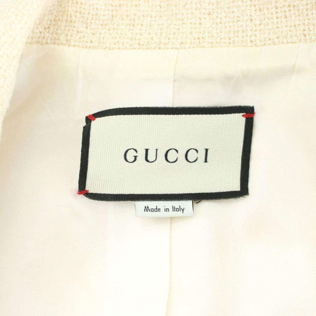 gucci テーラードジャケット 40 中古・古着通販】GUCCI (グッチ) テーラードジャケット ネイビー