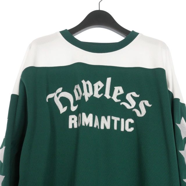 【中古】未使用品 Mitchell＆Ness×EMOTIONALLY UNAVAILABLE 25AW EU HOCKEY JERSEY ゲームシャツ M 緑 エモーショナリー アンアベイラブル Mitchell＆Ness×EMOTIONALLY