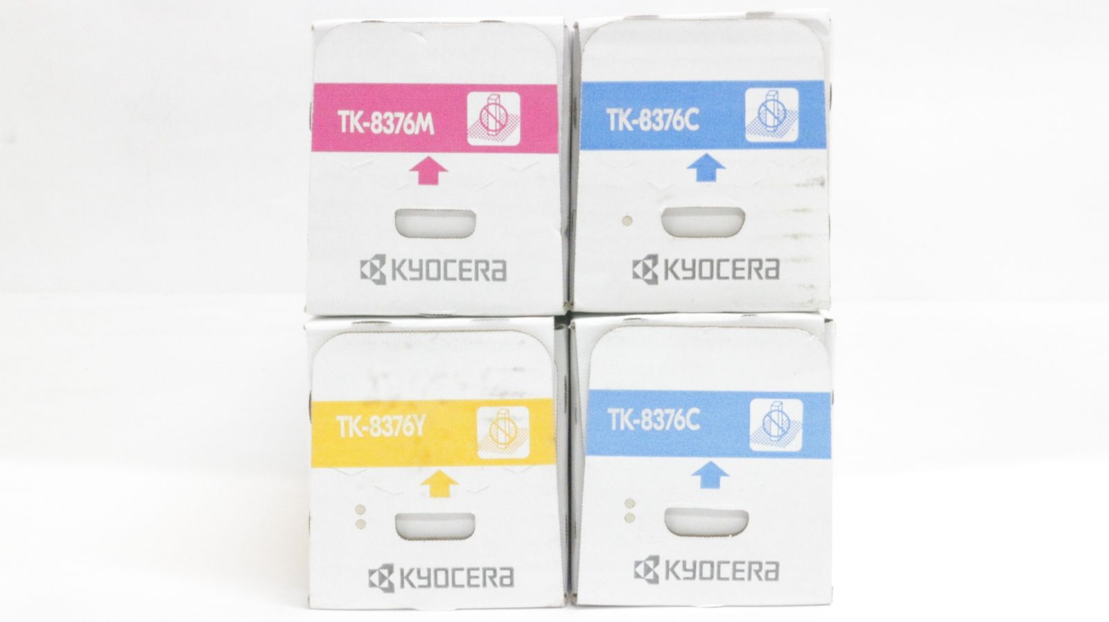 ♥ 京セラ トナー TK 8376 4本 シアン マゼンタ イエロー KYOCERA D F 22 byebye