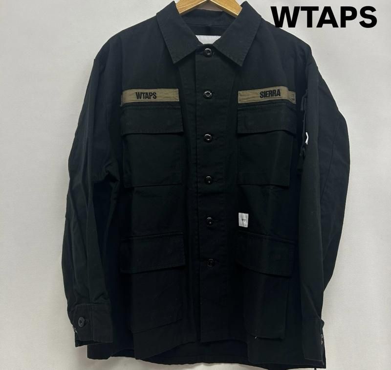 WTAPS ダブルタップス コート（その他） メンズ 【古着】【中古】 ダブルタップス シャツジャケット ワンポイントロゴ バックプリント