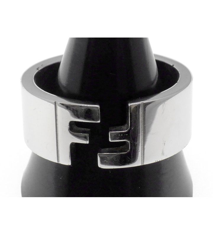 フェンディ FENDI FFロゴ モチーフ シルバー リング n10259 - メルカリ