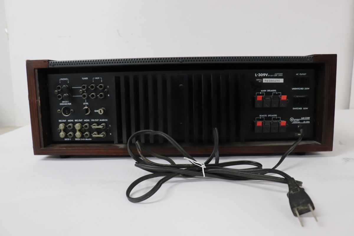 LUXMAN ラックスマン L-309V プリメインアンプ Luxman ラックスマン L-309V Pre-main Amp プリメインアンプ /16000