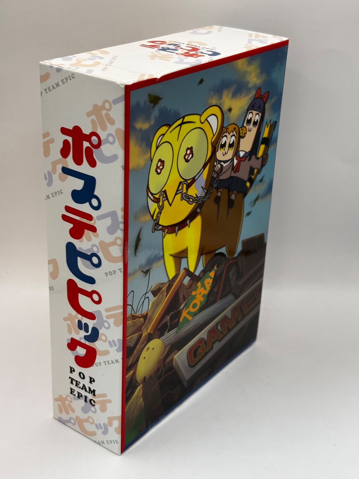 中古】ポプテピピック Blu-ray 全3巻セット【とらのあな特典：全巻収納 