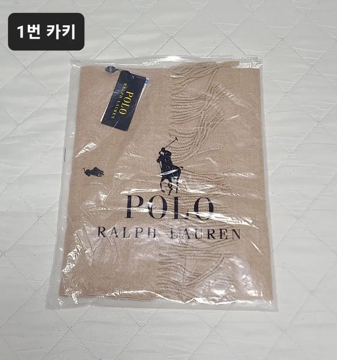 ポロラルフローレン マフラー ベージュ ブラック グレー