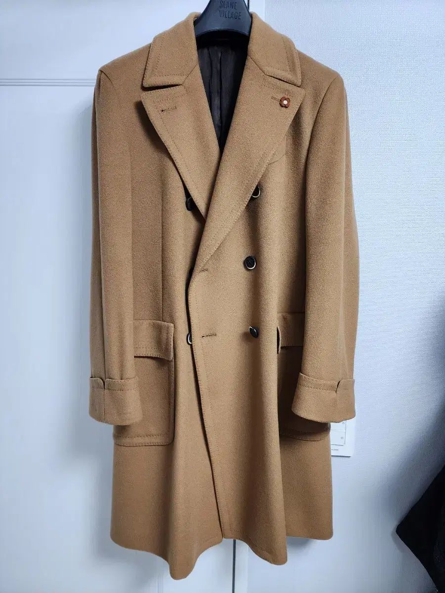 LARDINI ラルディーニ キャメル ポロコート サイズ52