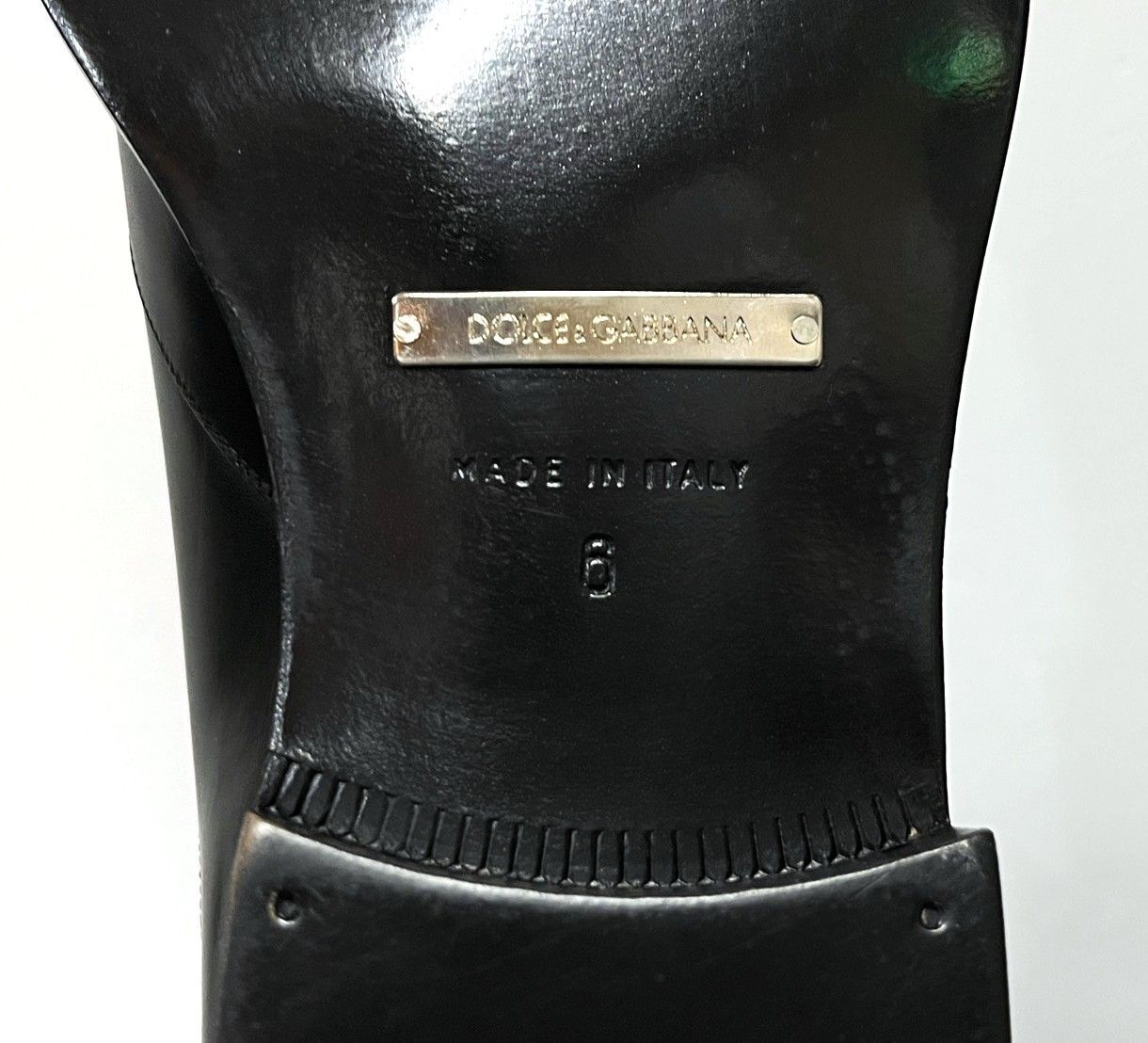  6 24 cm程度 DOLCE GABBANA ドルチェアンドガッバーナ レースアップ レザードレスシューズ ビジネス 革靴 KWY ドレス ビジネスシューズ ブーツ 革靴