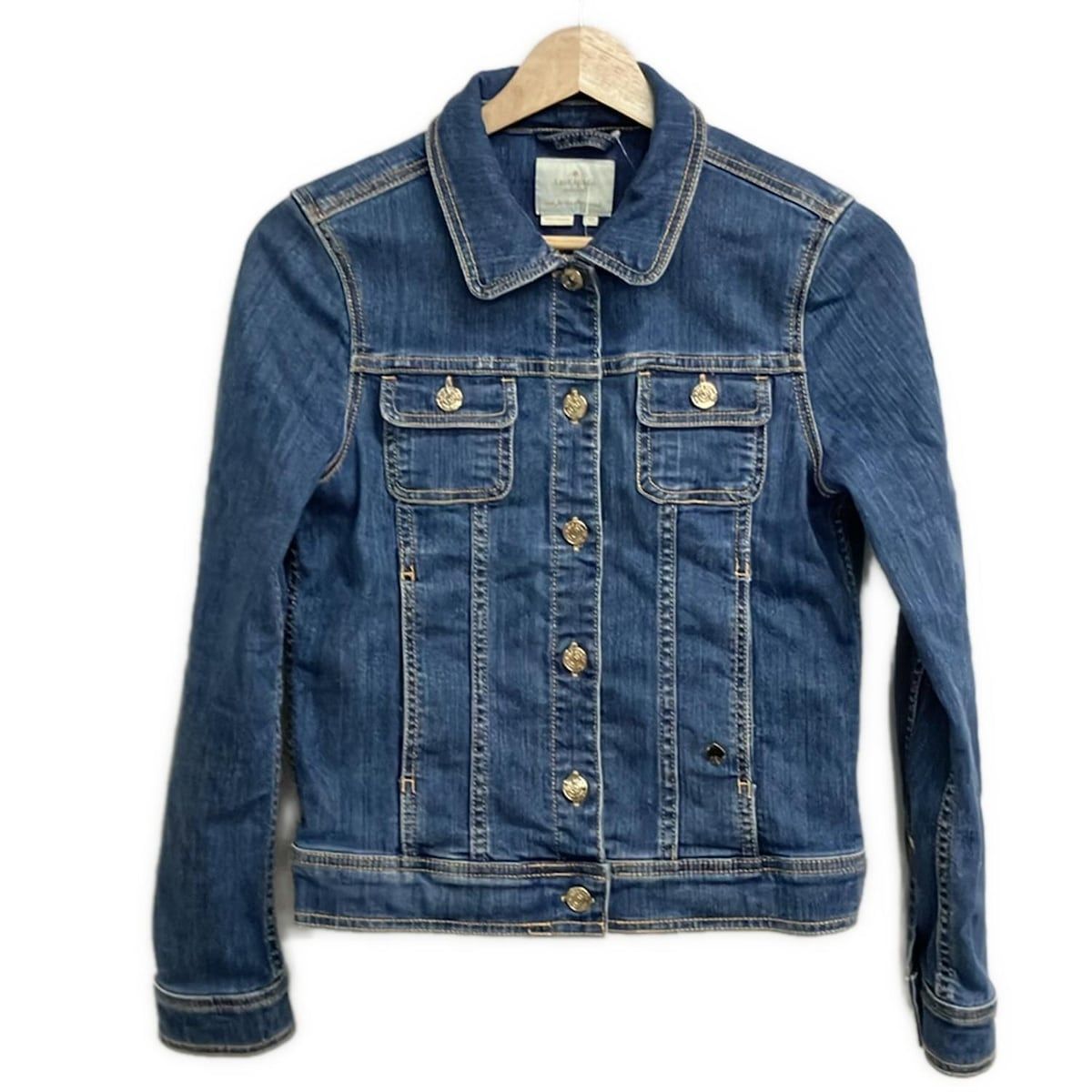 Kate spade ケイトスペード Gジャン サイズXS レディース ネイビー 長袖 春 秋