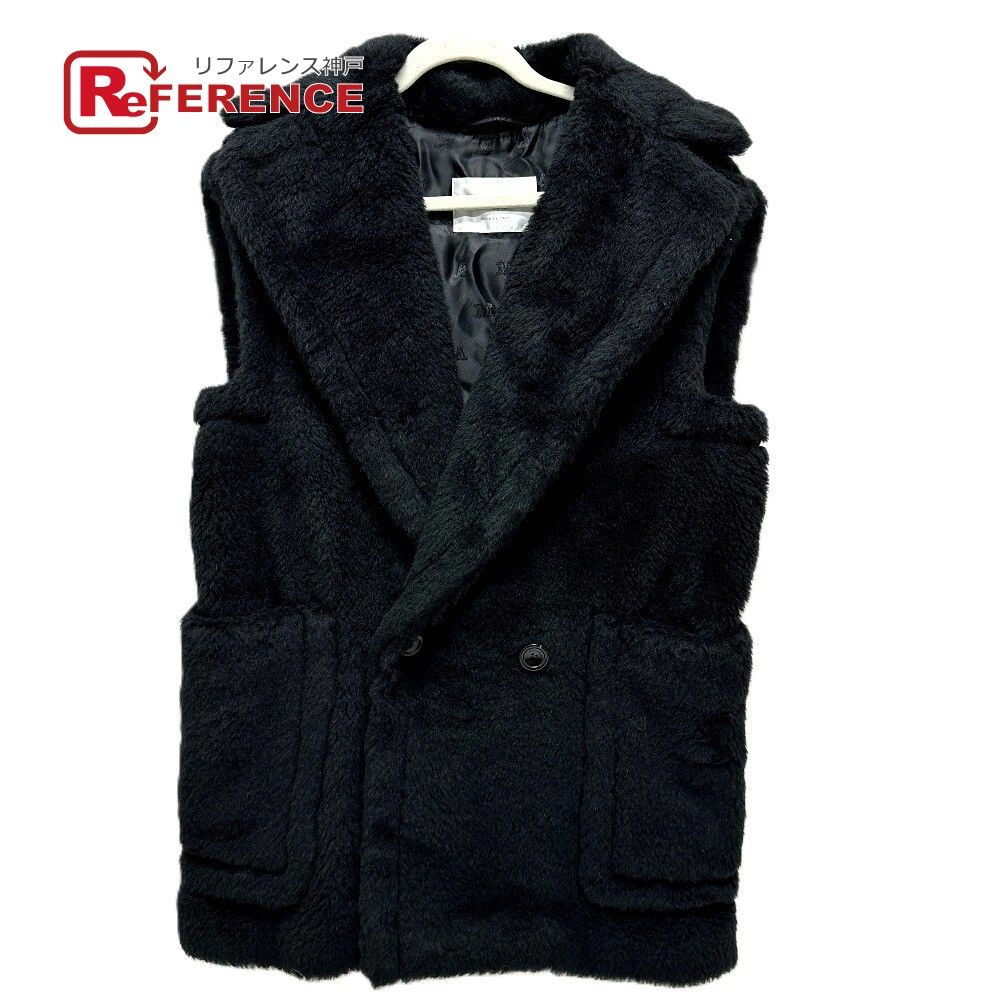 MAX MARA マックスマーラ ジャケット テディベア ジレ アルパカ ブラック