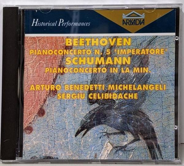 CD Beethoven Schumann PIANOCONCERTO Michelangeli Celibidache