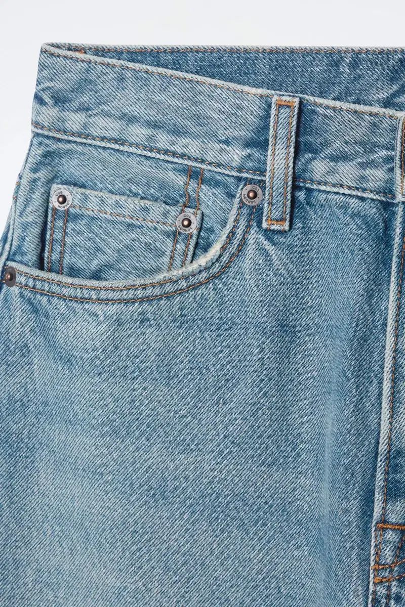 コス カルム column ストレート レグ ジーン ライト ブルー 27 サイズ