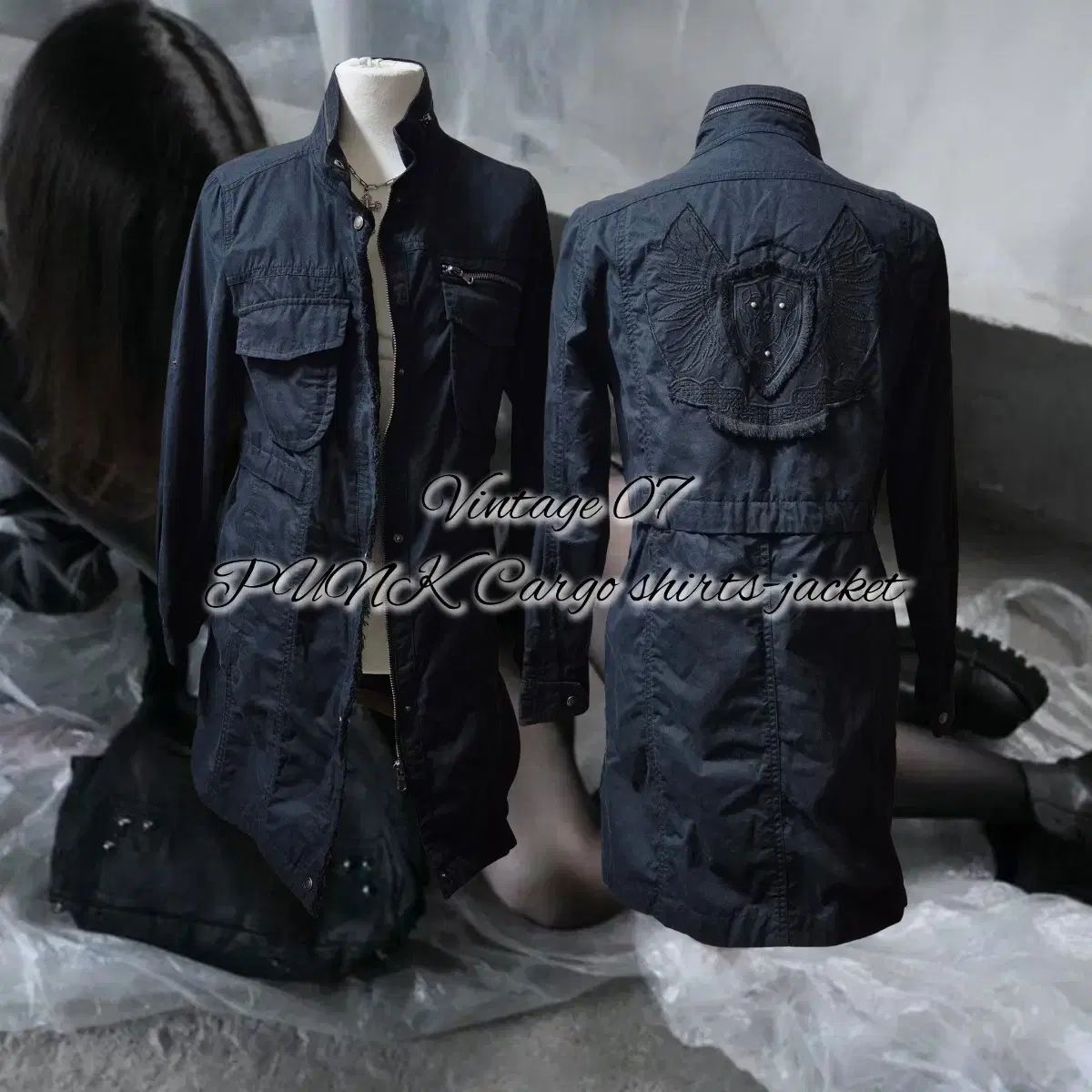 Vintage 07 PUNK カーゴシャツジャケット