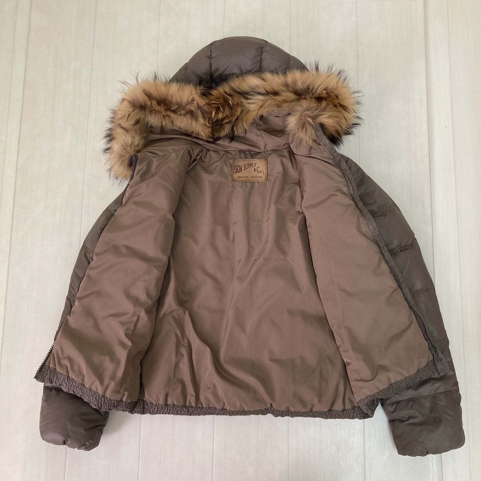 00s goa GOA SUPPLY & Co's ダウンジャケット フェザー フードファー