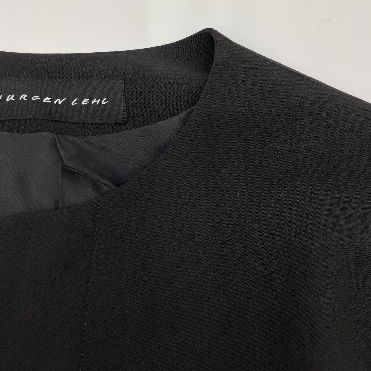 JURGEN LEHL ヨーガンレール ﾌﾞﾗｯｸ ｳｰﾙ ﾉｰｶﾗｰｼﾞｬｹｯﾄ ショップ Jurgen