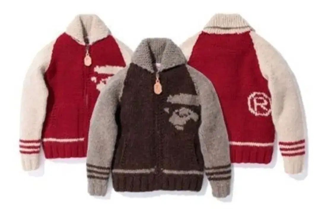 A BATHING APE 11A/W NIGO アーカイブ カウチン ニットジップアップ XL