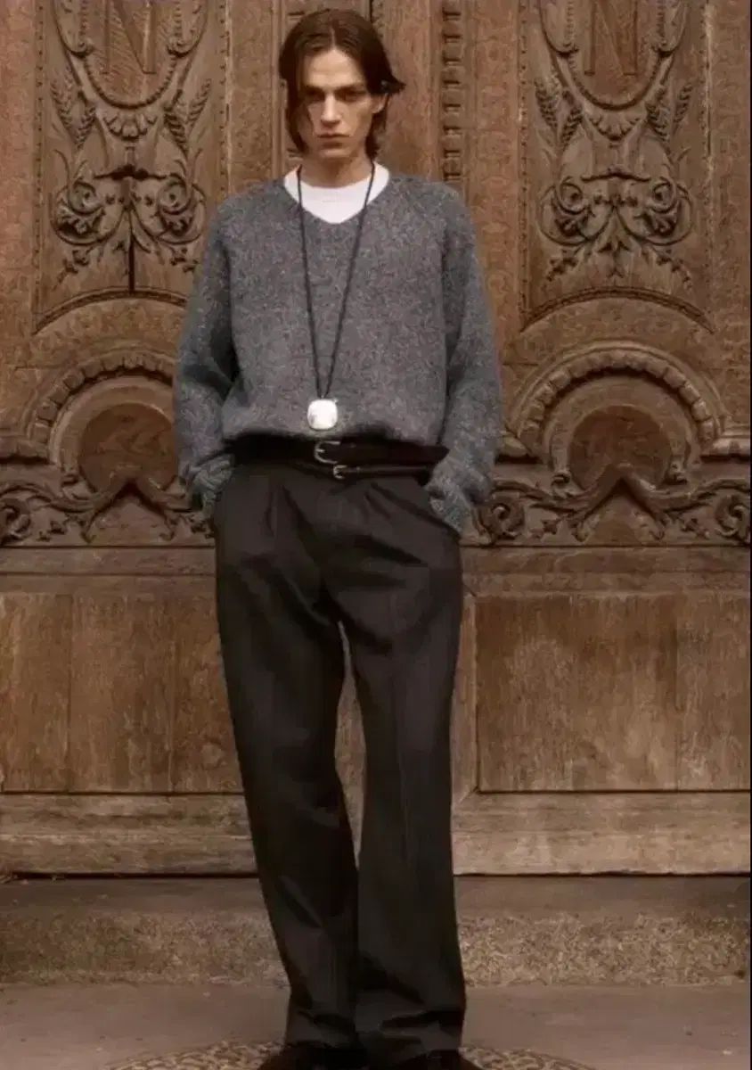 stu クリーズ ベルトスラックス L