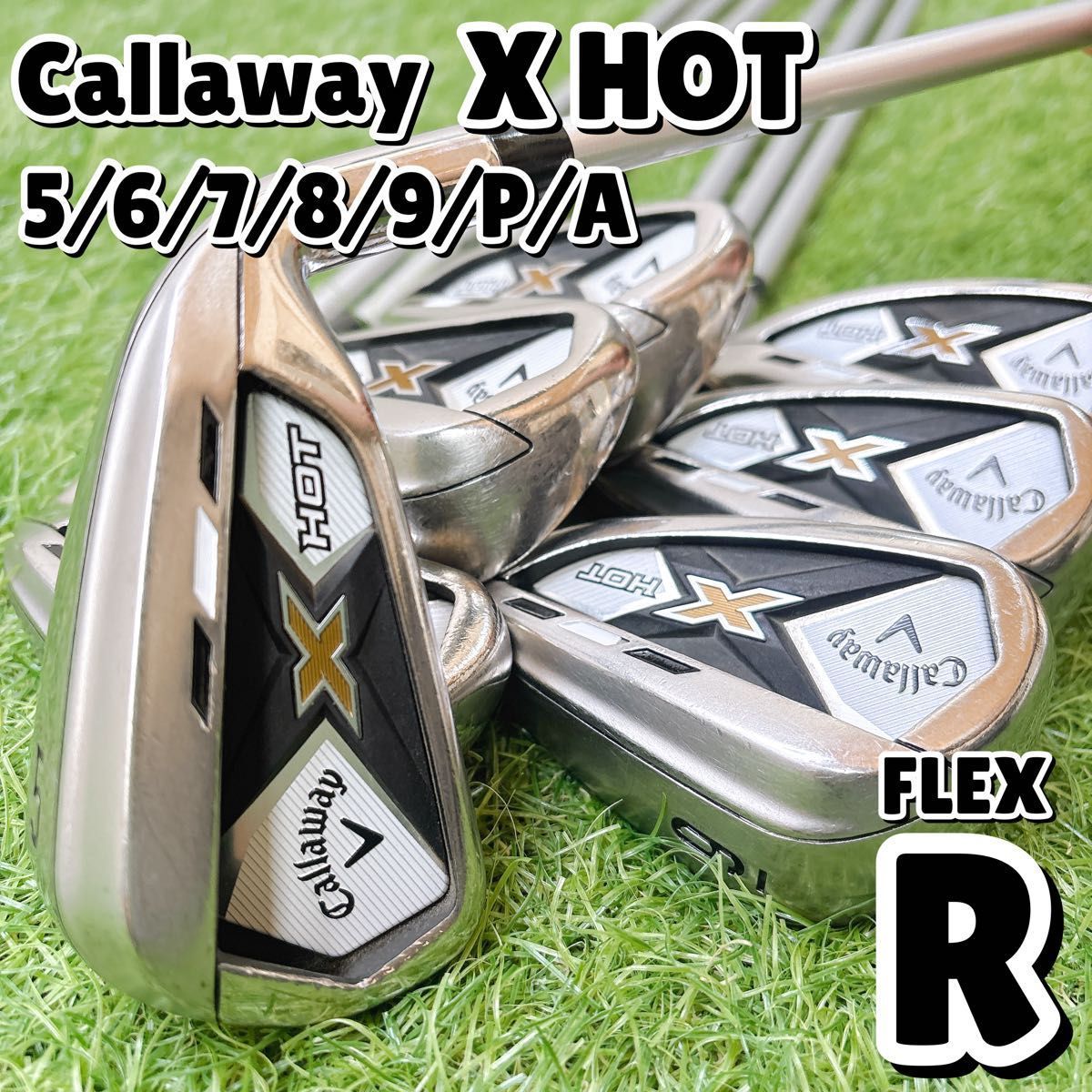 キャロウェイ X HOT メンズゴルフ アイアン 7本 5-PA 右利き
