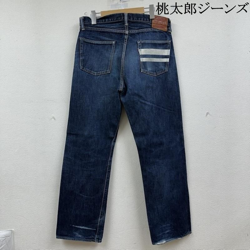 Y*i様 モモタロウ　W32　出陣 ペインター デニム　セルビッジ トリプルステ モモタロウジーンズ 出陣 レーベル ボタンフライ 桃耳 セルビッジ