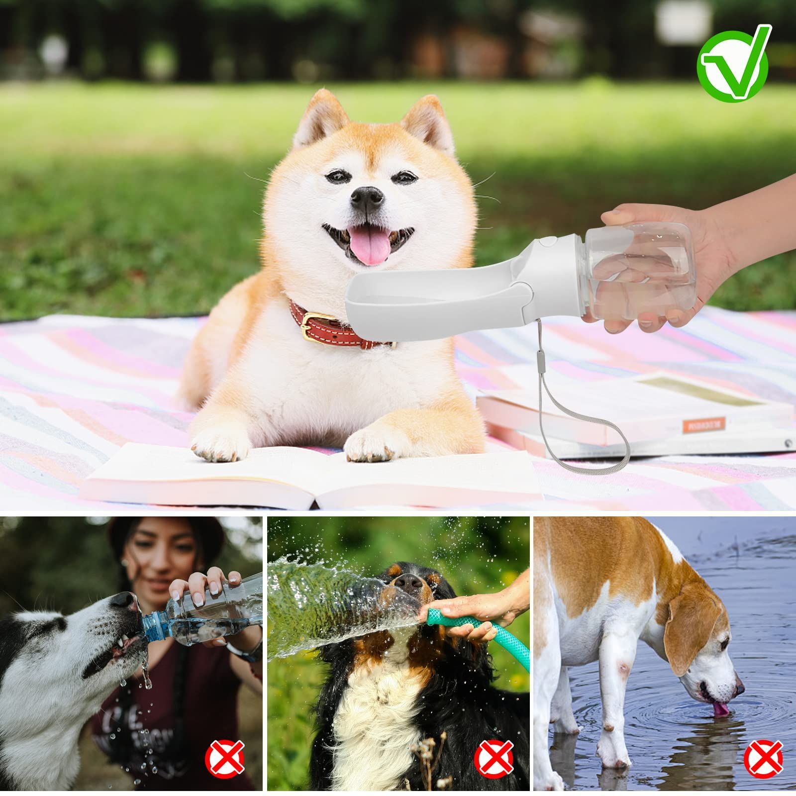 白 ペットウォーターボトル