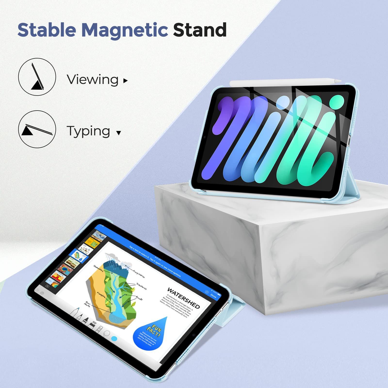 スリム 三つ折りスタンド