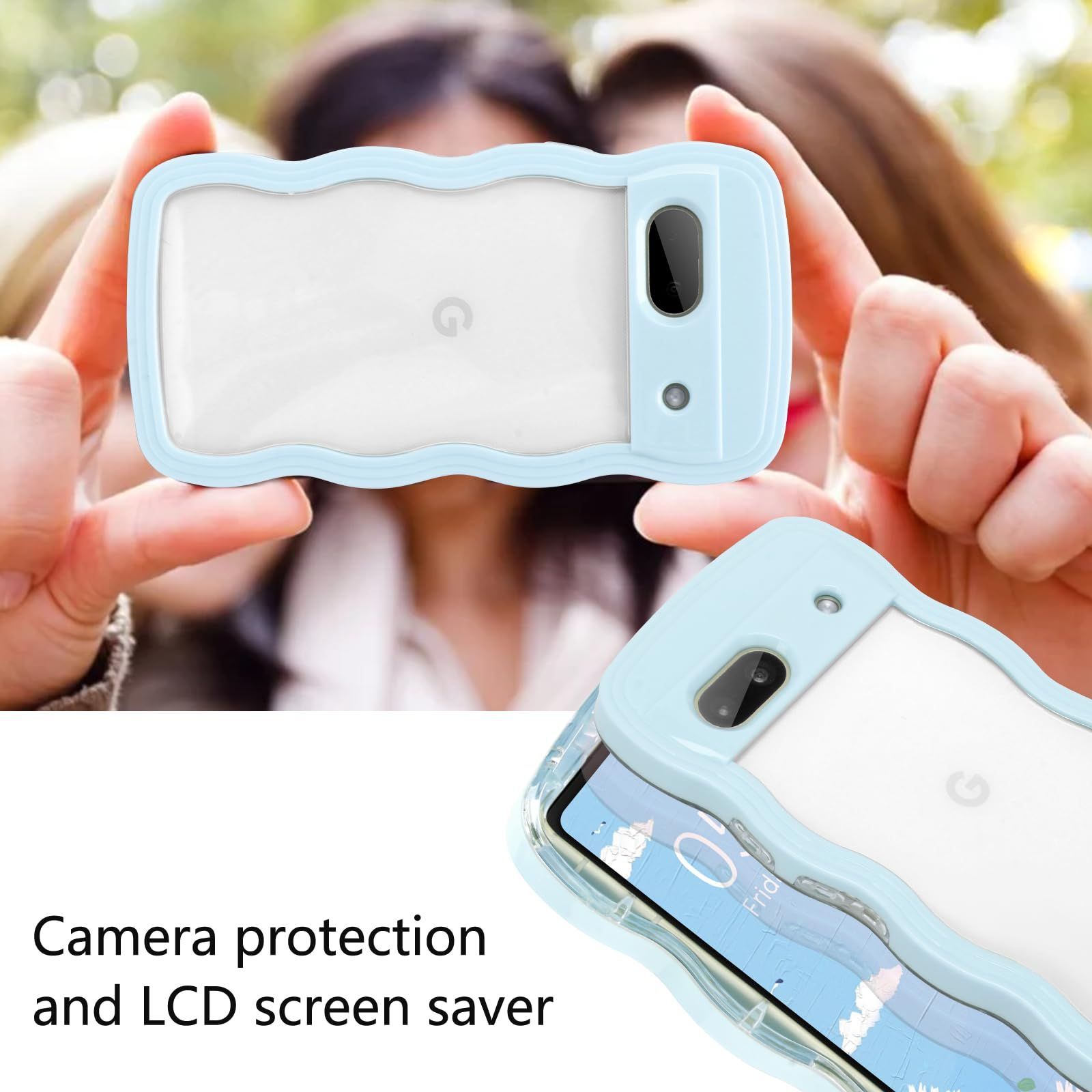 ケース 耐衝撃 ピクセル6 A 全面保護 衝撃吸収 擦り傷防止 指紋防止 スマホケース Pixel 6 携帯ケース 女子向け 可愛い 超軽量 個性 創意 2 in 1
