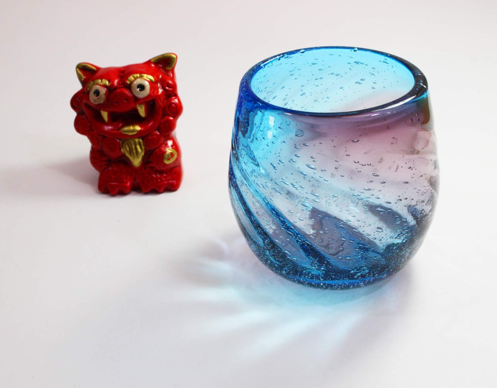 商品 する 美ら海 新 たる グラス 大 紫 青