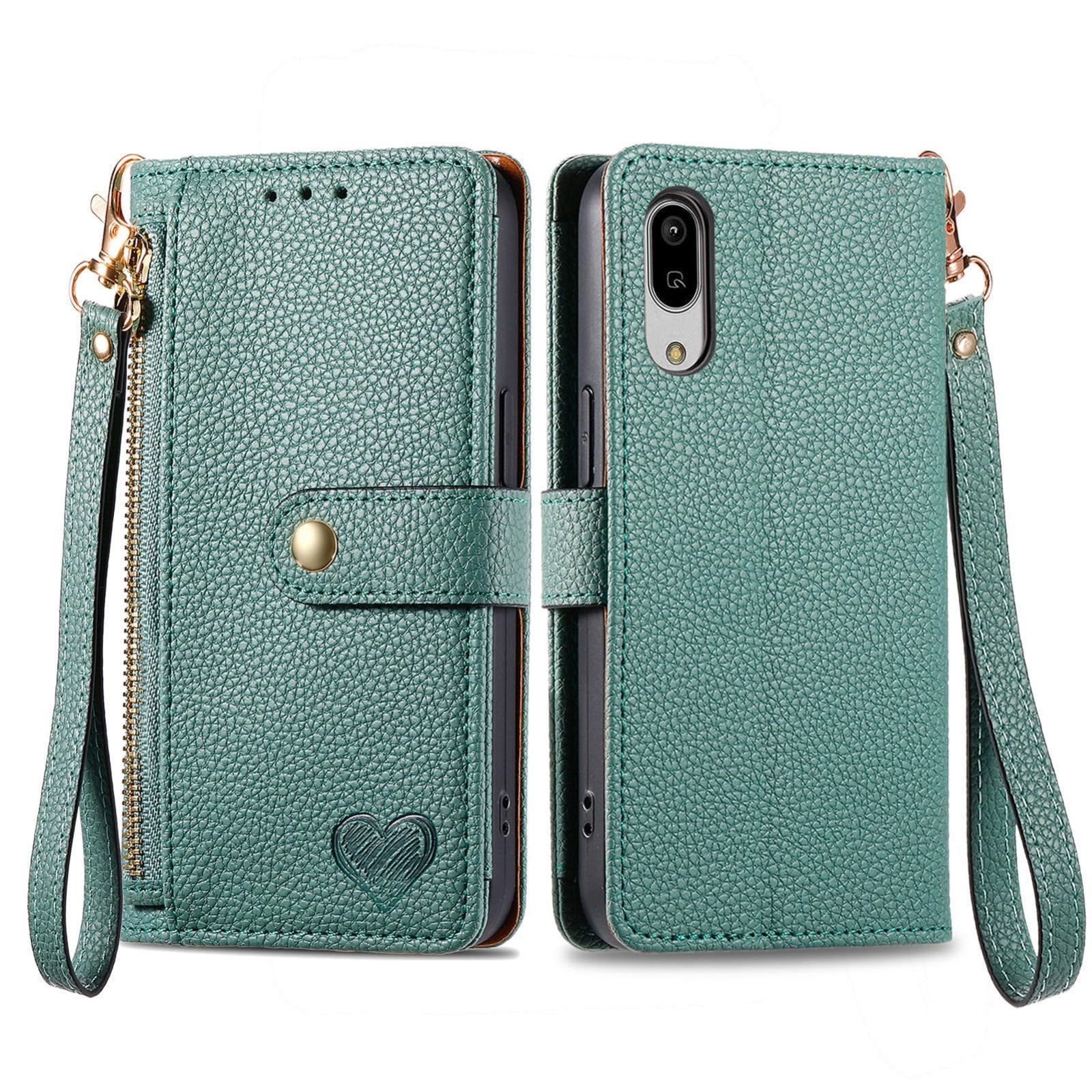 ノートブック型ビジネスフォンケース 手帳型 ケース basic Rfid携帯電話保護カバー強い吸引力ノートブック型多機能携帯電話ホルスター sense 3 lite AQUOS S 7 SH M 12 One