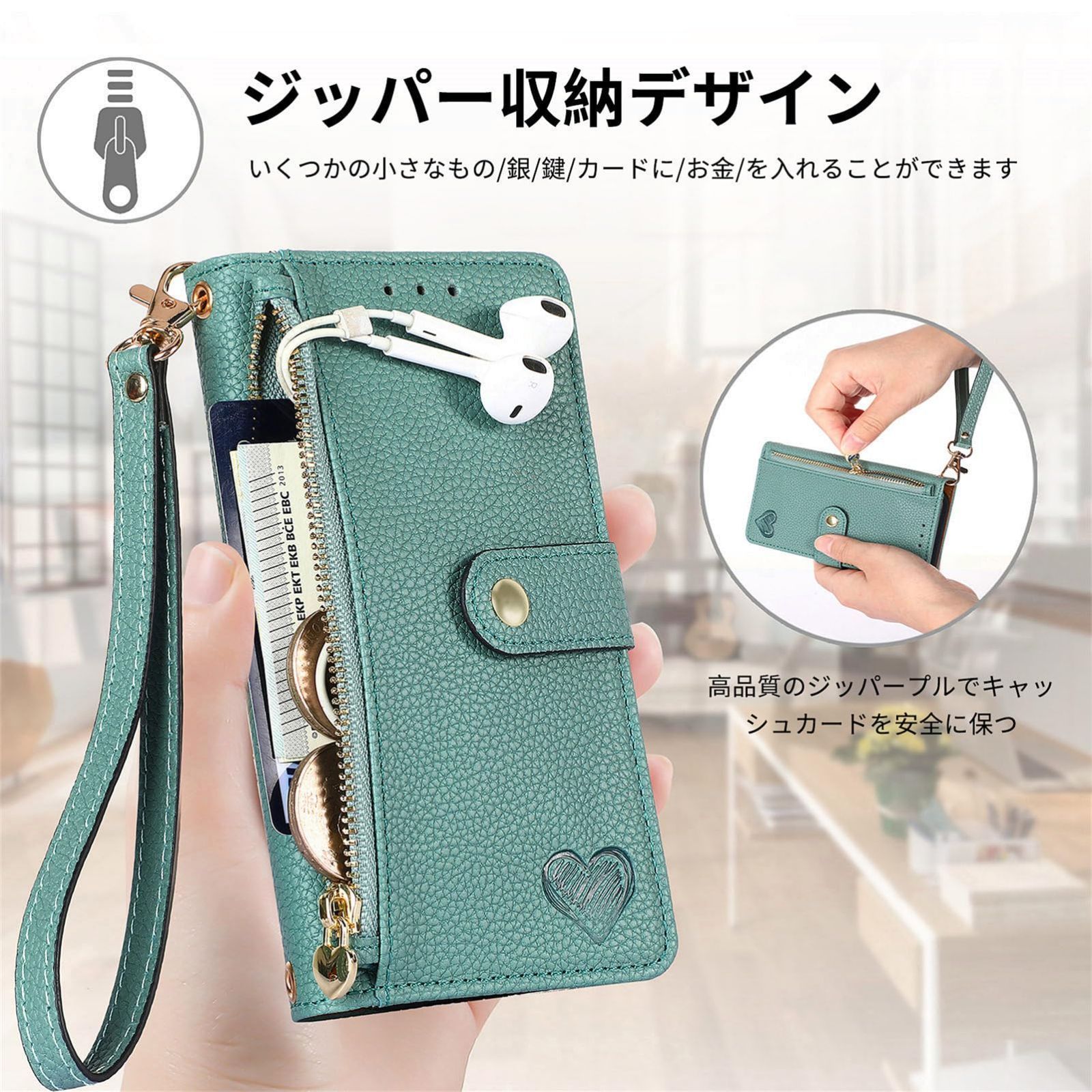 ノートブック型ビジネスフォンケース 手帳型 ケース basic Rfid携帯電話保護カバー強い吸引力ノートブック型多機能携帯電話ホルスター sense 3 lite AQUOS S 7 SH M 12 One