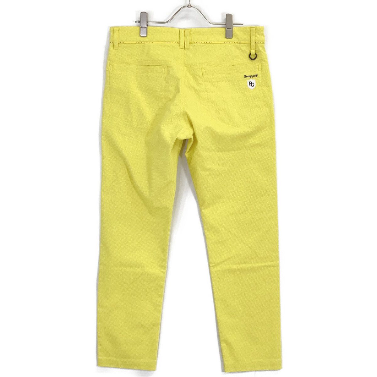 PEARLYGATES パーリーゲイツ ｲｴﾛｰ ﾛﾝｸﾞﾊﾟﾝﾂ C/Peｽﾄﾚｯﾁﾄﾞﾋﾞｰ 製品洗い 5