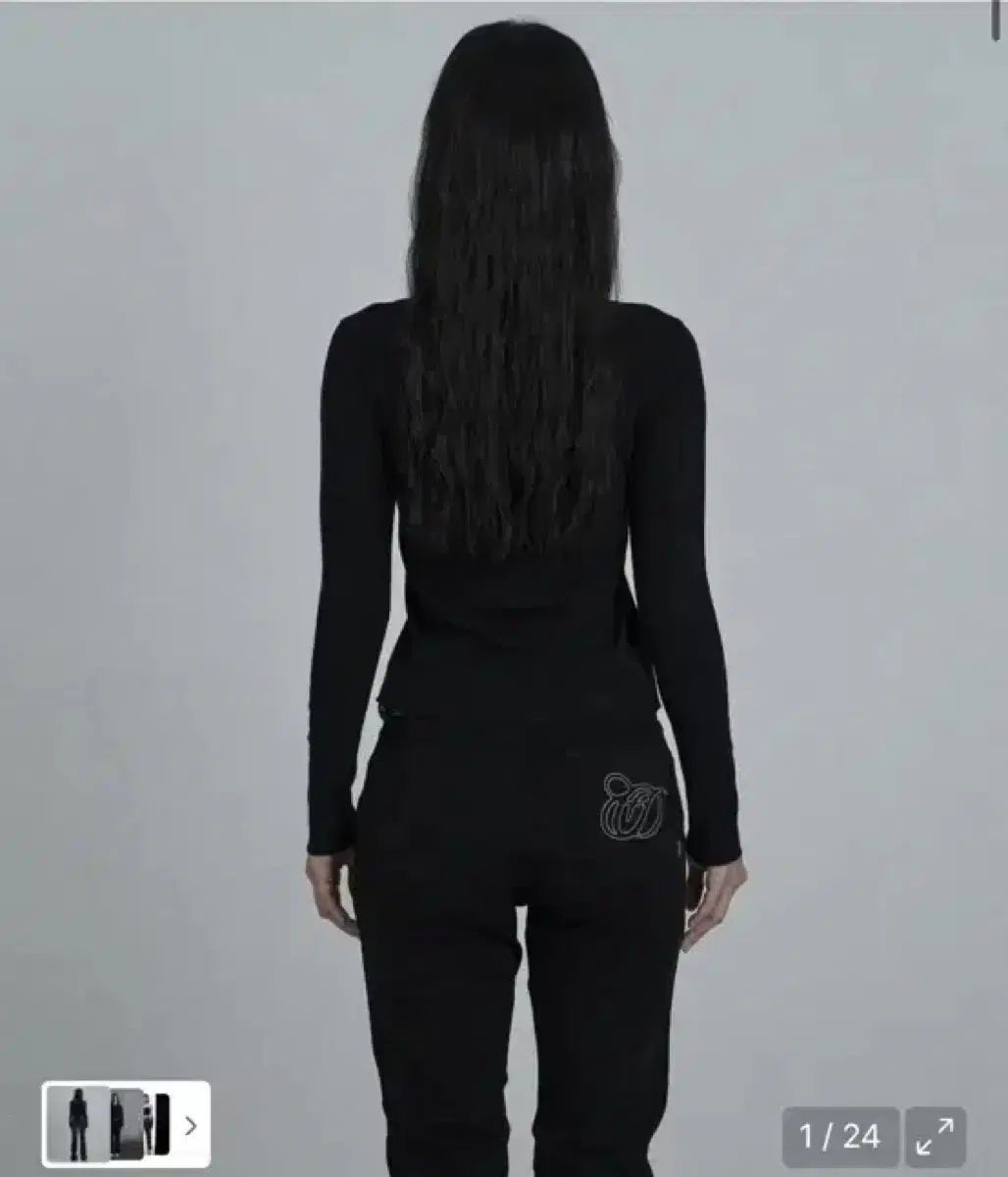 オドア コットン ロー ジーンズ