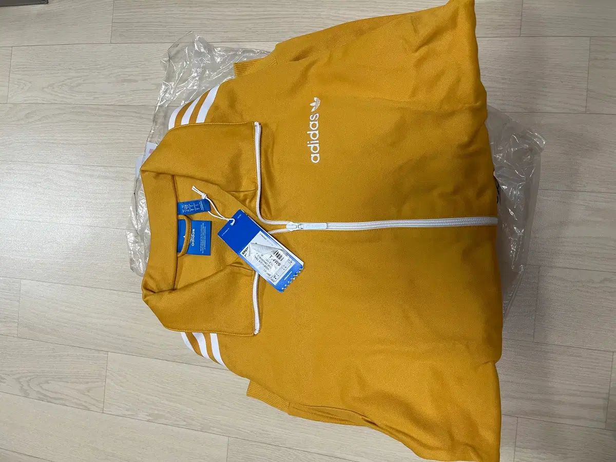 アディダス BB ジップアップ トラックジャージ track Jaket イェロー S