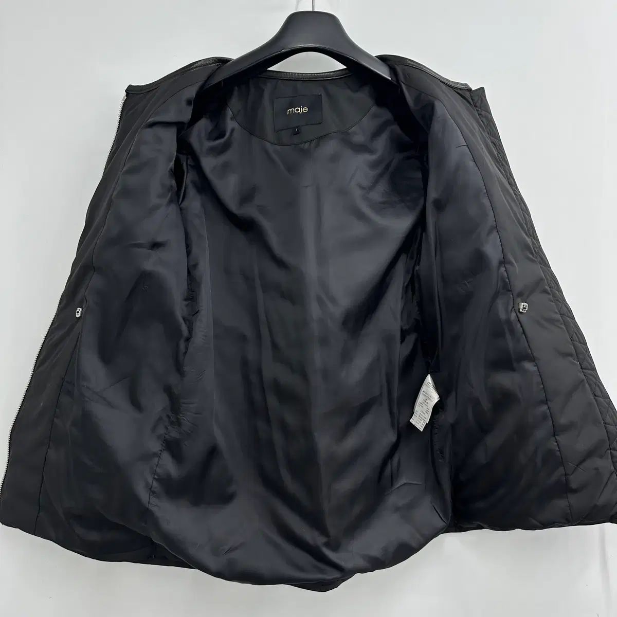 90 maje マージュ レディース カラーレス セール ラムスキンパッド