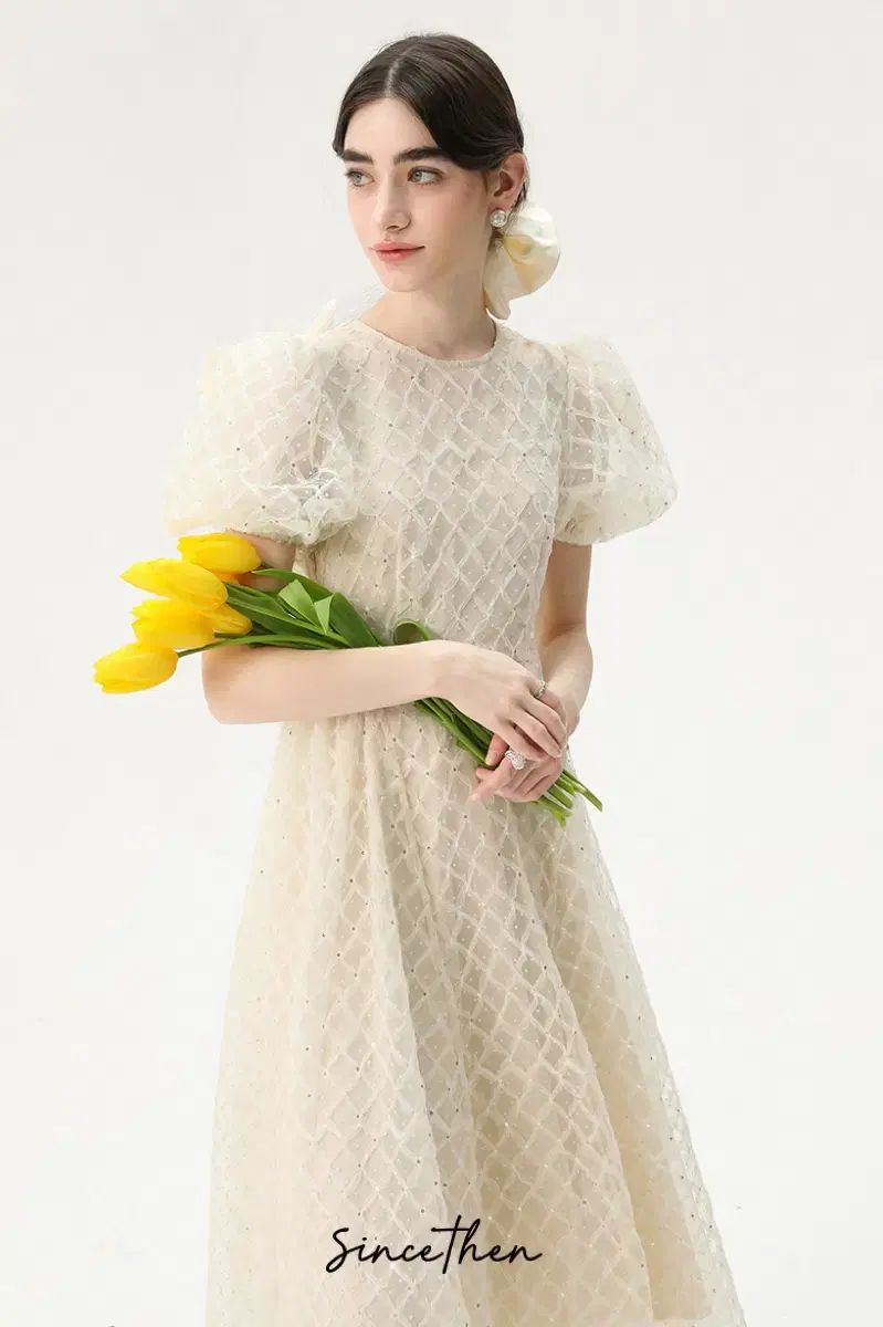 Sincethen ダイア バッグリボン ONE PIECE