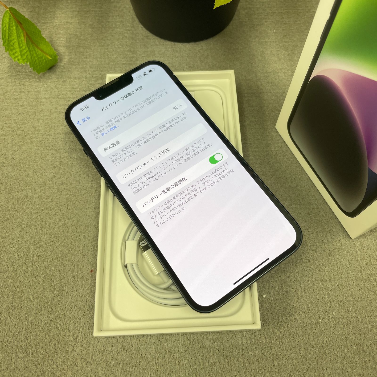 iPhone 14 128 GB ミッドナイト 版SIMフリー