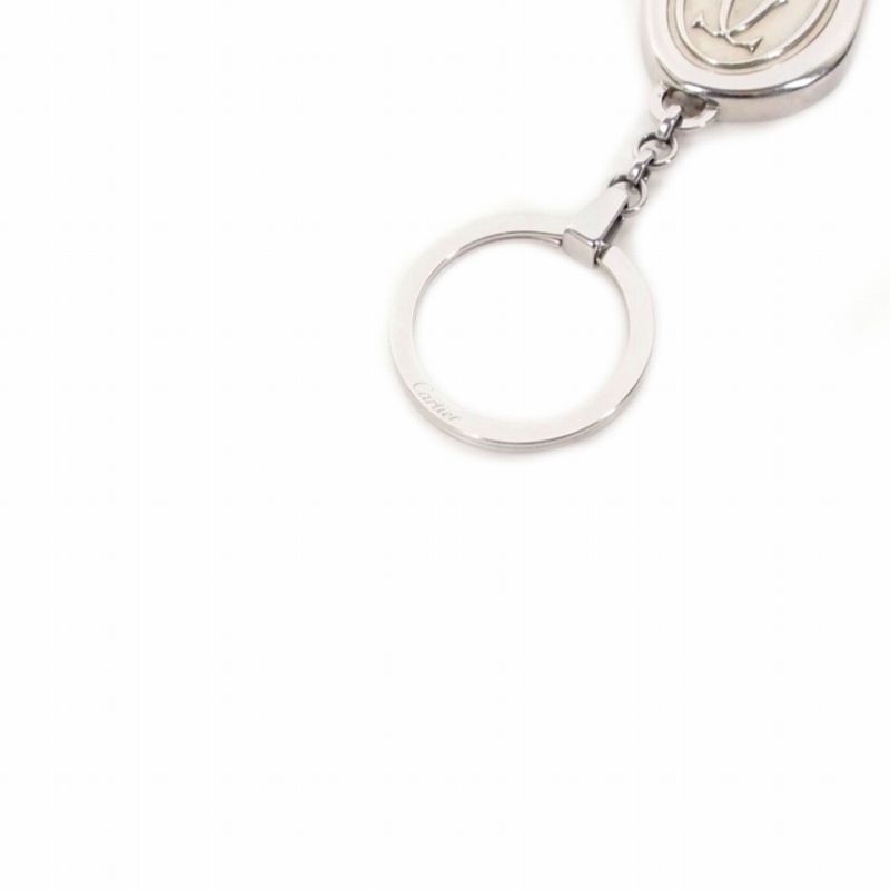カルティエ Cartier キーホルダー キーリング チャーム シルバー