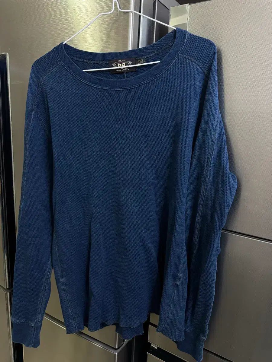 RRL ダブルアールエル Indigo ワッフル クルーネック