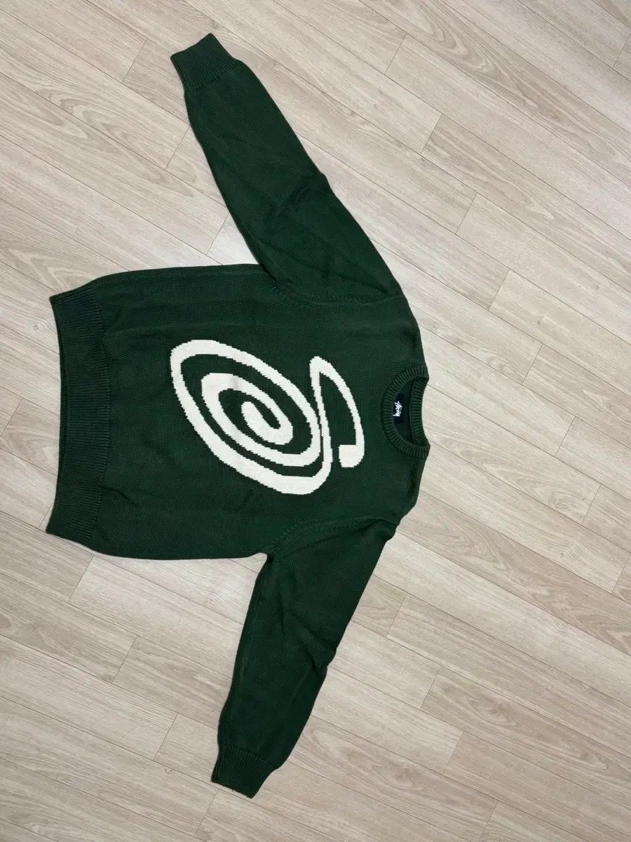 STUSSY カリ S セーター グリーン Mサイズ