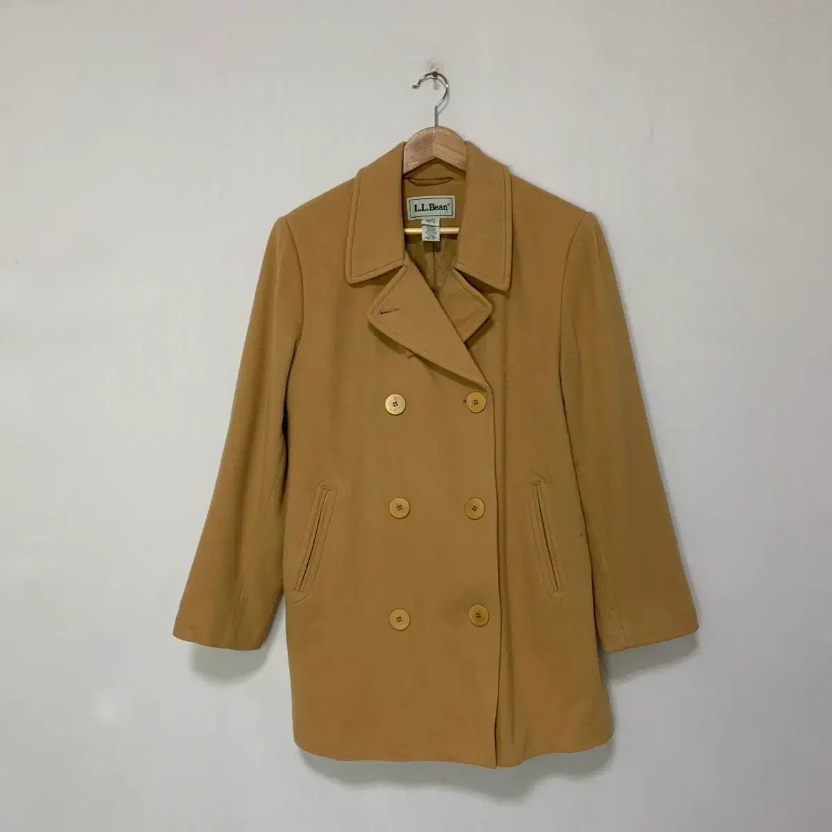 L Bean エルエルビーン キャメル ダブル コート ヴィンテージ レディース
