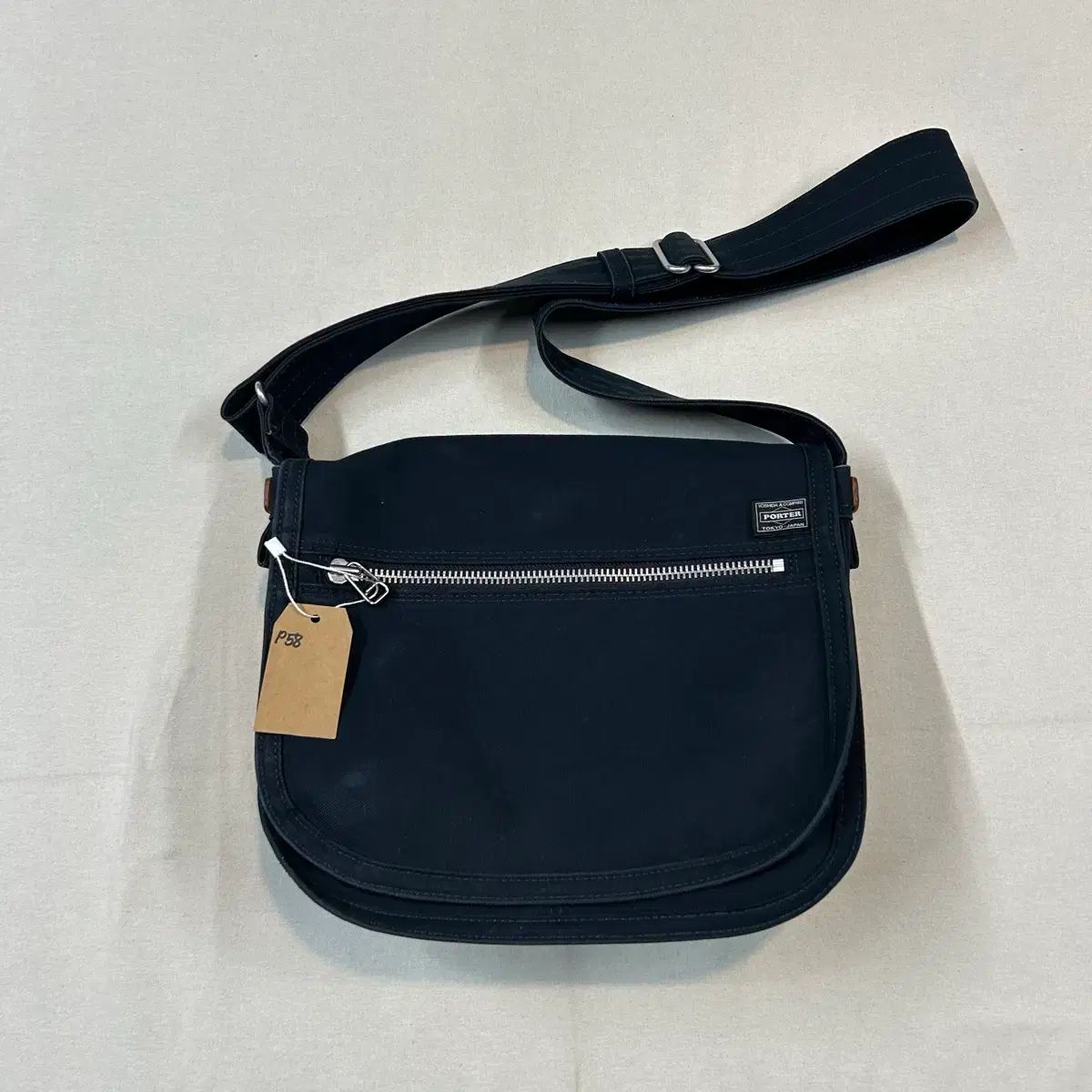 吉田ポーター ポーターガール クロスバック ショルダーバッグ バッグ ネイビー P 58
