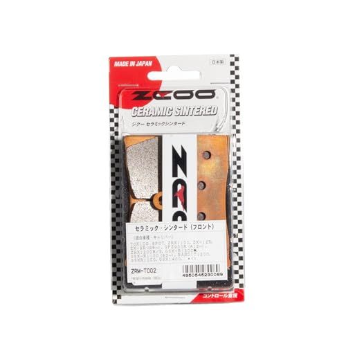 ZCOO ジクー バイク用 ブレーキパッド セラミックシンタード スズキ GSX R 1000 00 02 TOKICO 6 pot 01 等 ZRM T 002
