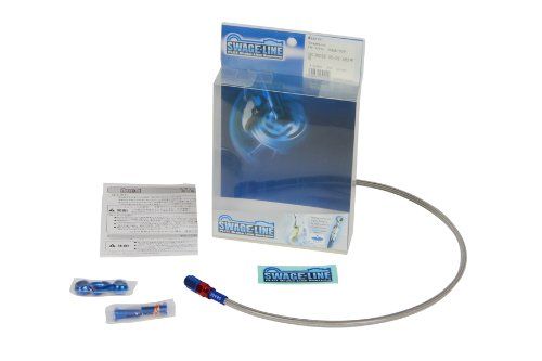 SWAGE LINE スウェッジライン クラッチホースキット アルミ レッド ブルー クリアホース 06 07 SAC 158