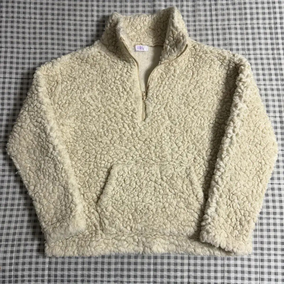 M ERL イーアルエル フリース ハーフ ジップアップ