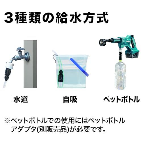 迅速に発送 マキタ Makita 充電式洗浄機 18 V バッテリ 充電器別売 9 f 7176 6