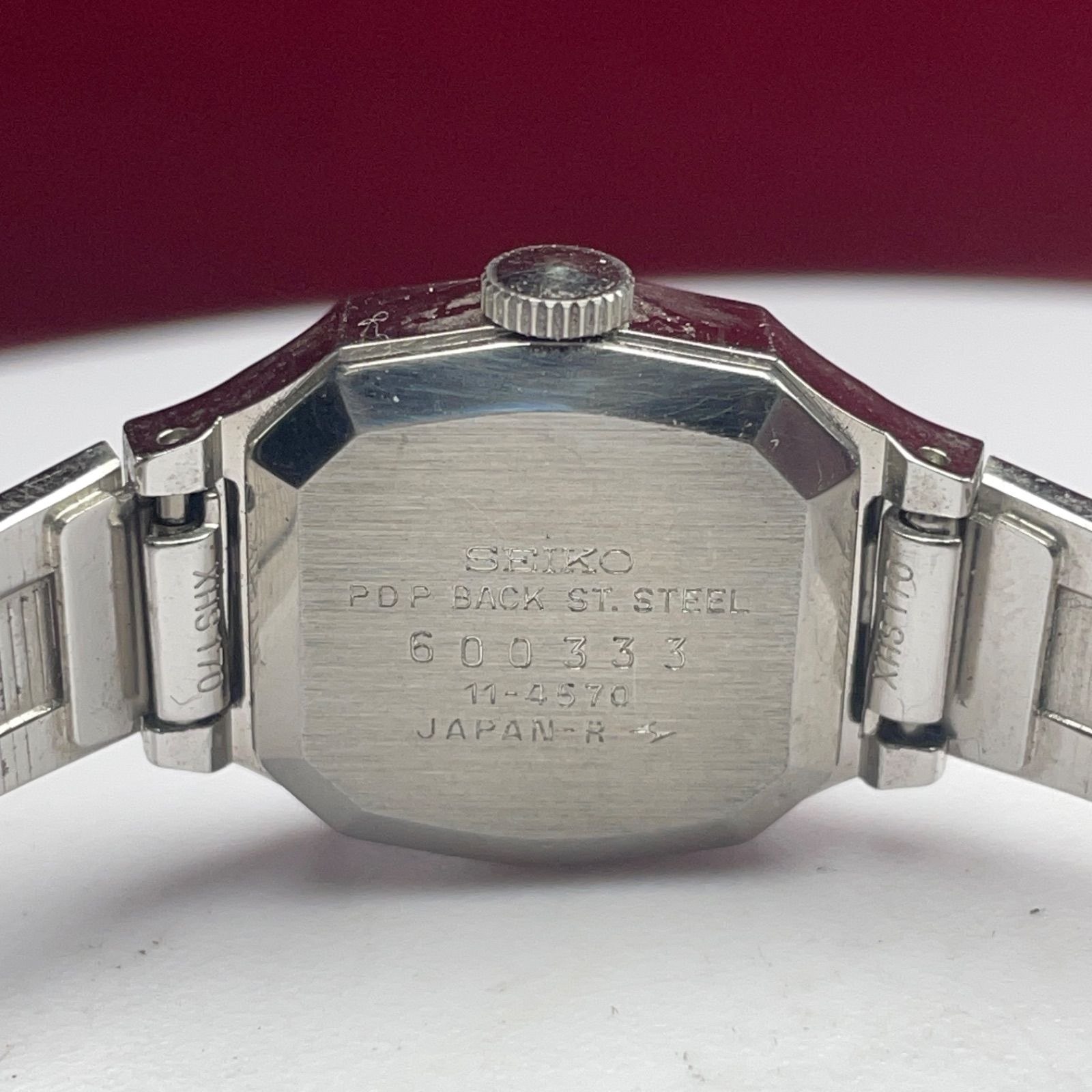 ☆OH済 SEIKO ブレスレット 手巻き 純正SSブレス 1976年製 日本製