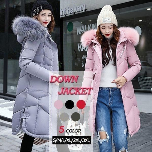 ダウンコート レディース フード付き ダウンジャケット アウター
