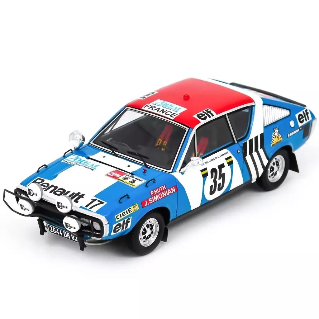 ミニカー 1 43 Renault 17 35 Rallye East African Safari 1975 J F Piot De Alexandris S 6194