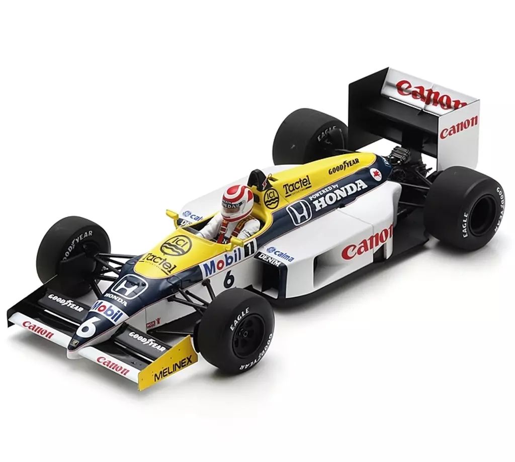 ミニカー 1|18 Williams FW 11 Winner Brazil GP 1986 Nelson Piquet 6 18 S 737